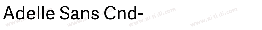 Adelle Sans Cnd字体转换